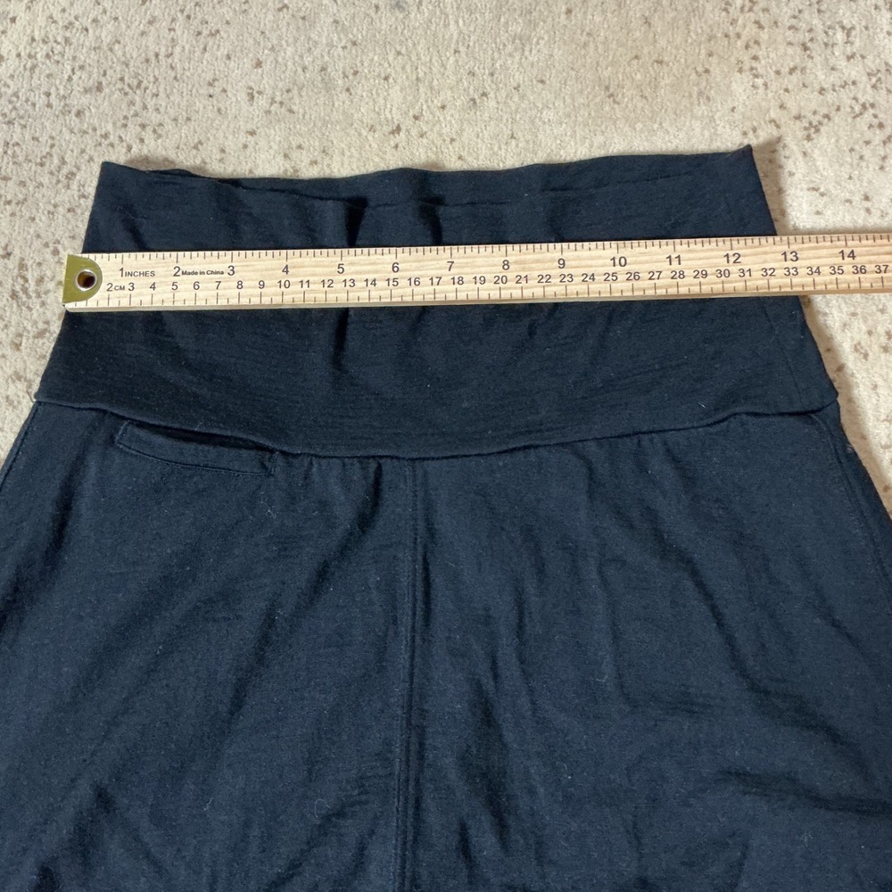 Icebreaker Womens Gorpcore Merino Wool Skirt Black Superfine Lite 200 A-Line S - Picture 3 of 7